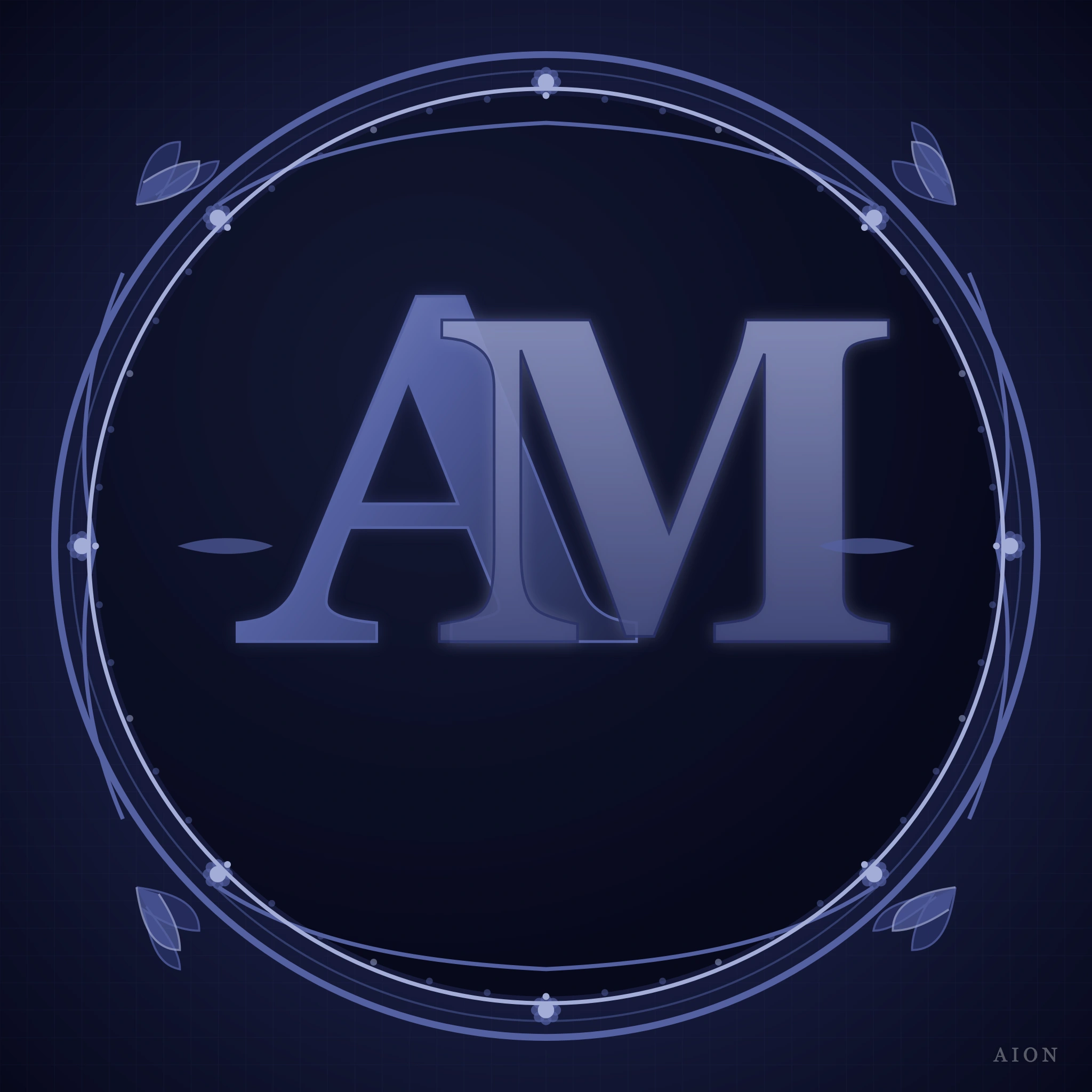 A & M — Victorian Entwined Monogram