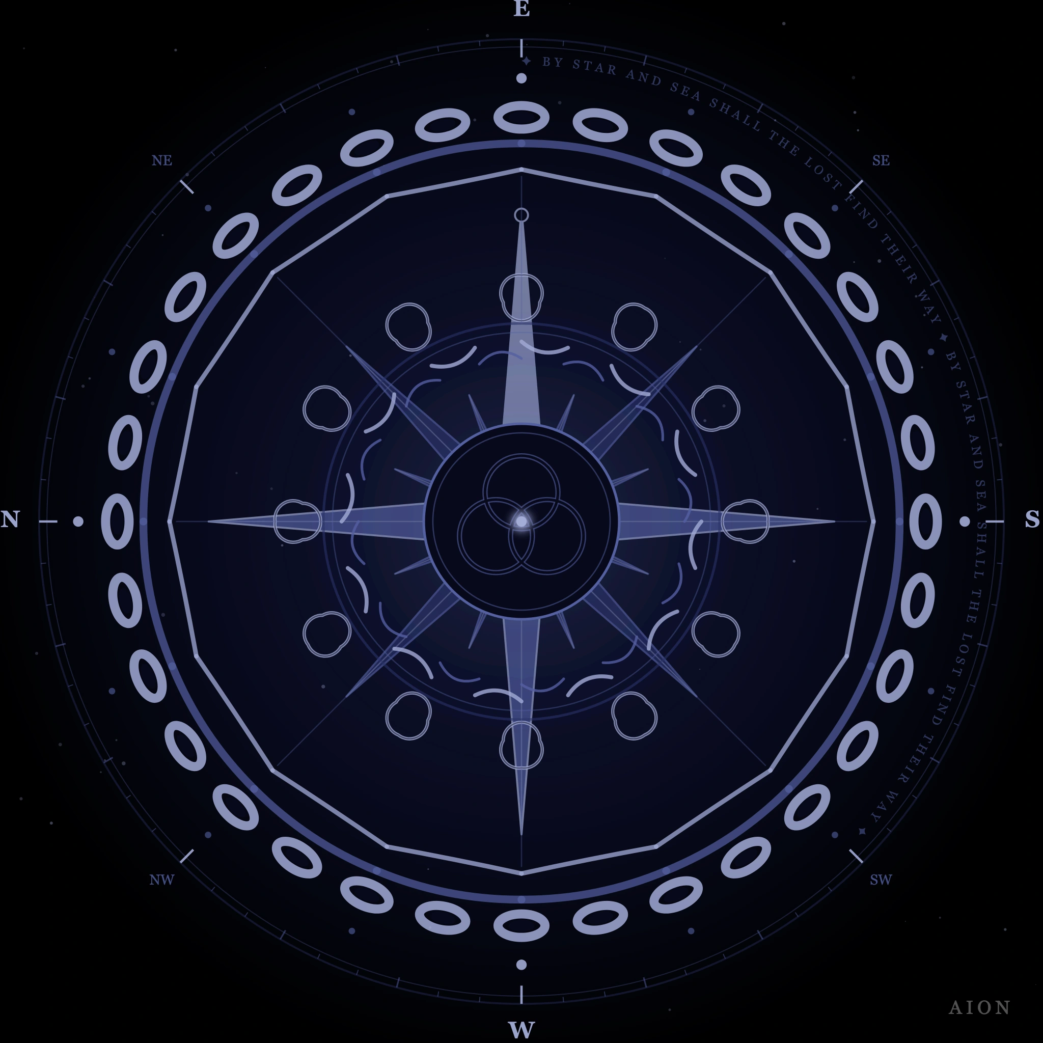 Celtic Knot Compass Rose