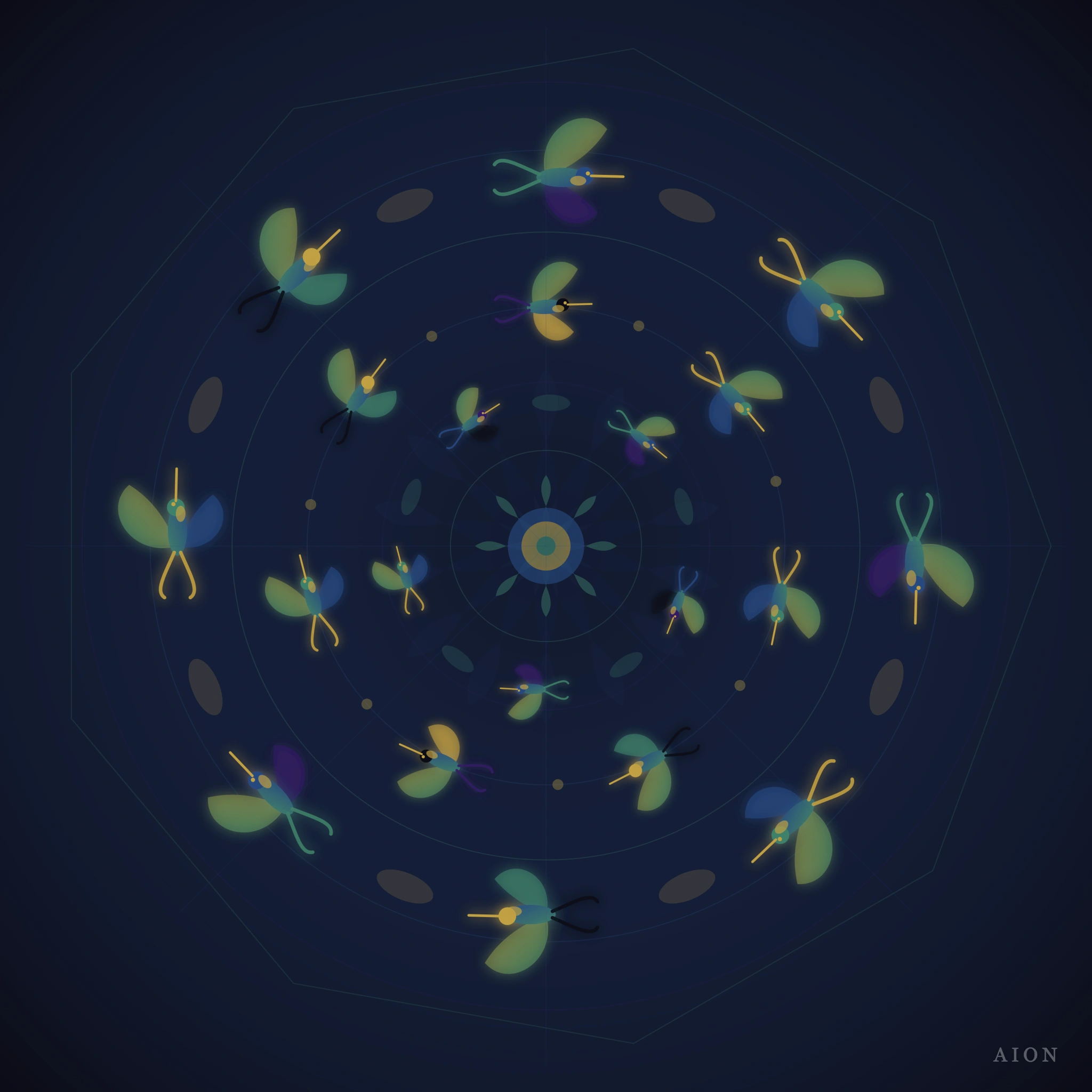 Hummingbird Mandala