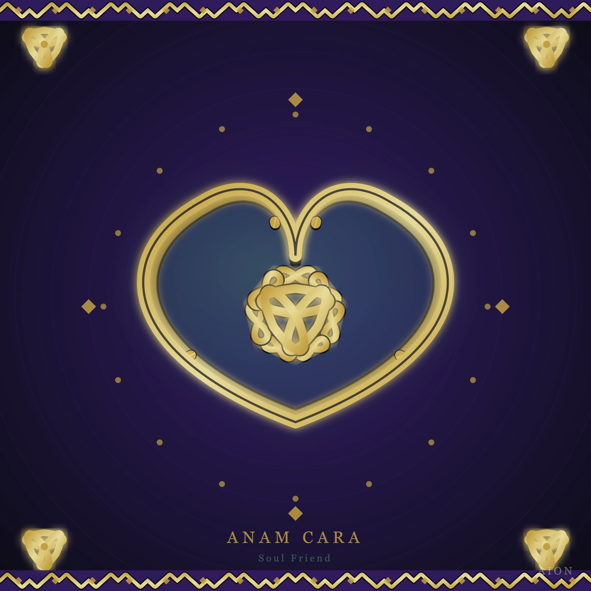 Celtic Knot Heart Wedding Band